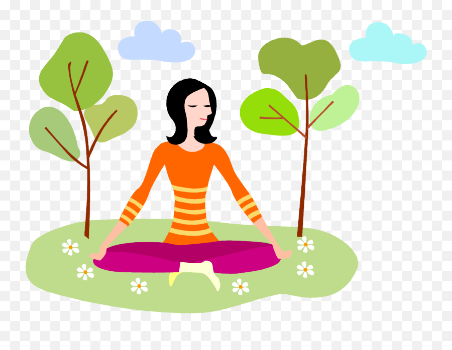 Download Hd Yoga For Gardeners Program March 28th At 7 P - Relax Clip Art Emoji,Mind Clipart