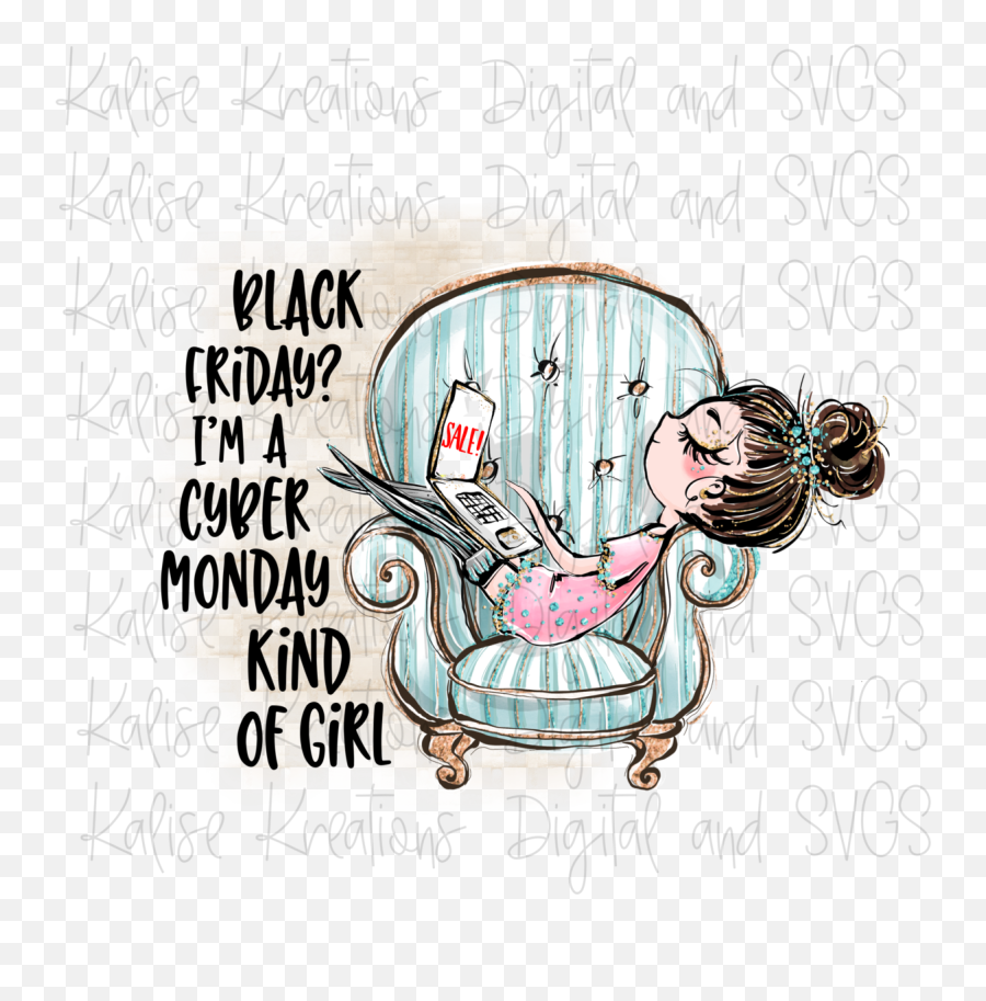 Im A Cyber Monday Kind Of Girl Png - Karamfila Emoji,Cyber Monday Png