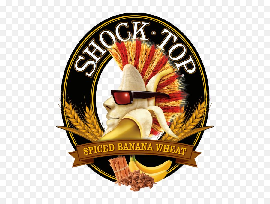 Adds Limited Edition Banana Wheat Beer Emoji,Shock Top Logo