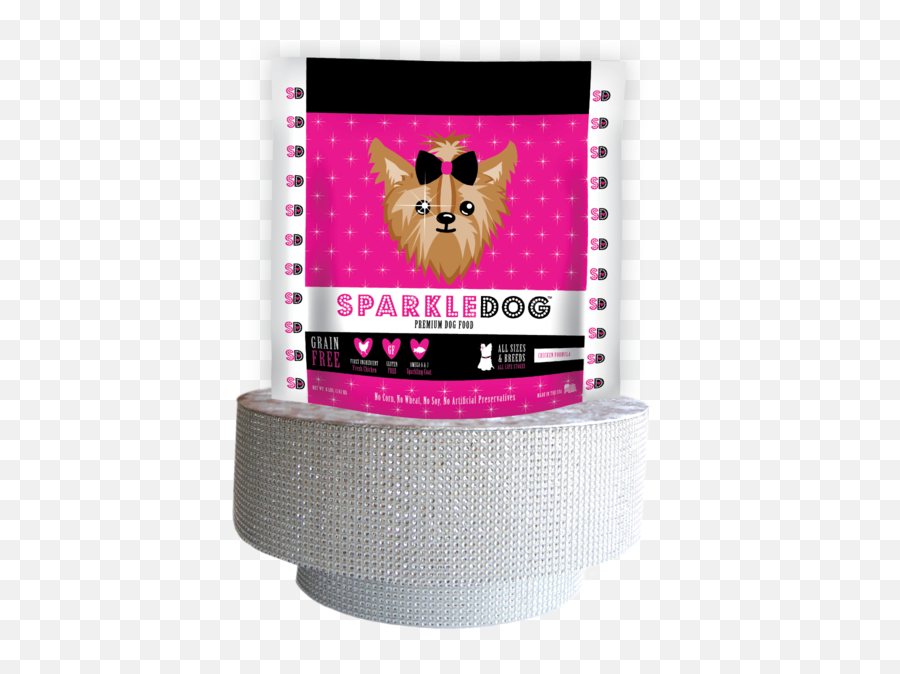 Sparkledog Premium Dog Food Emoji,Pink Dog Logo