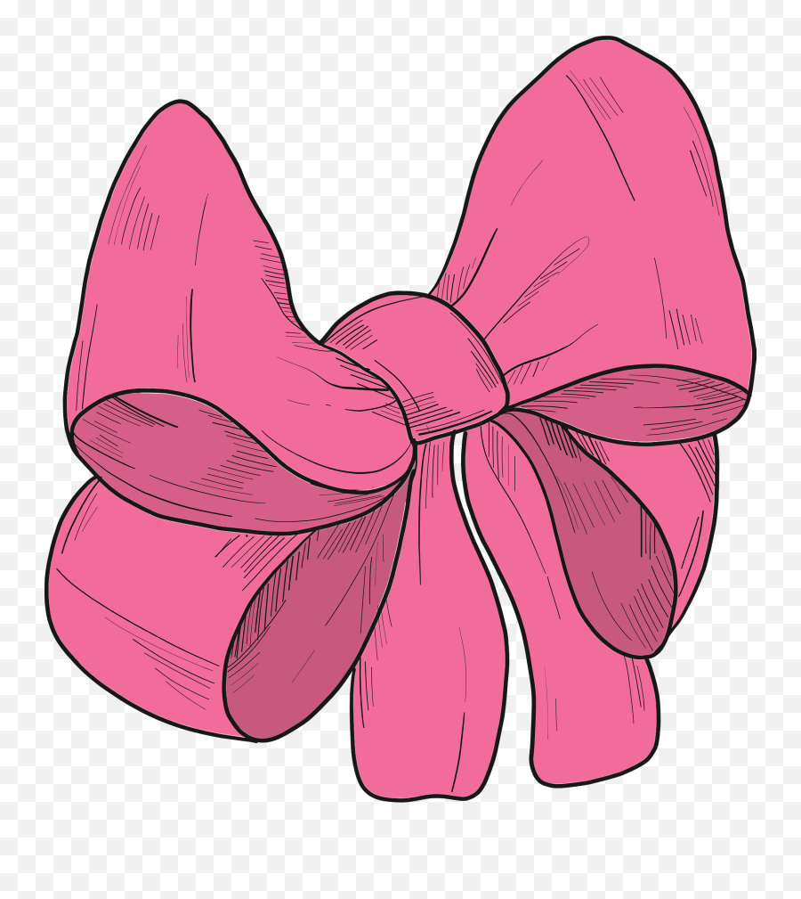 Pink Bow Clipart Emoji,Pink Bow Clipart