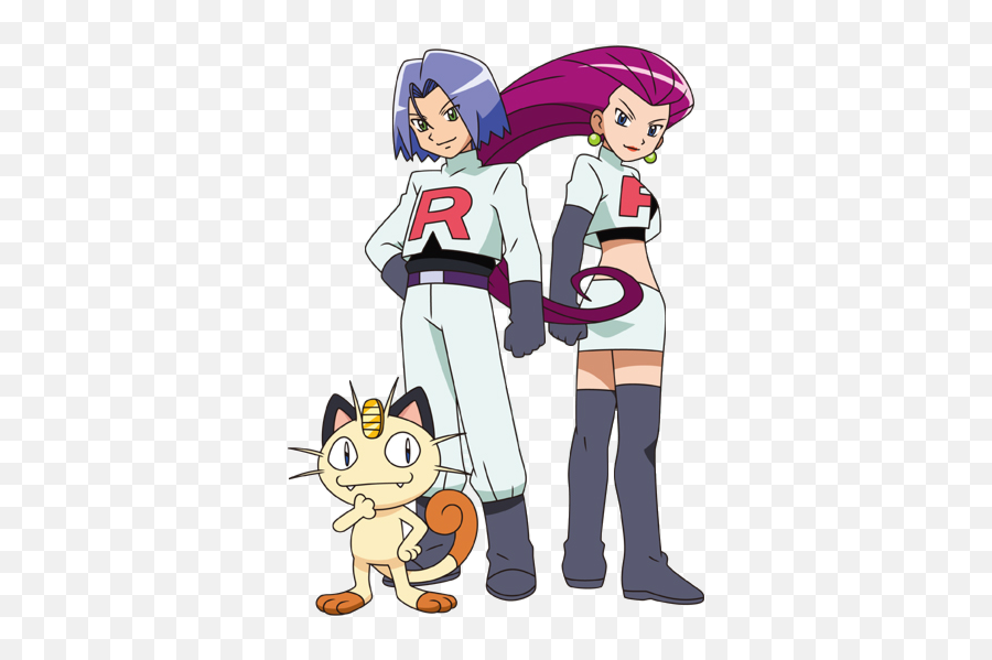 Download Hd Team Rocket - Pokemon Xy Anime Jessie James Emoji,Team Rocket Logo Png