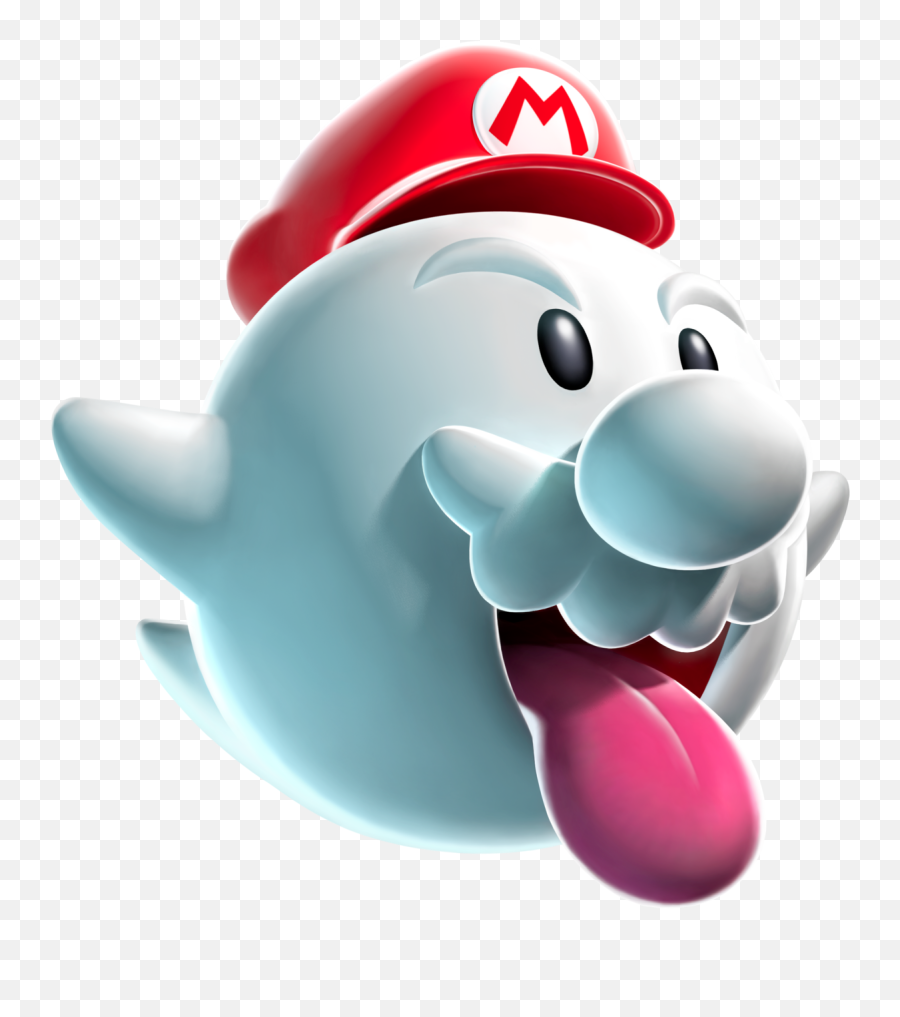 Boo Mario - Super Mario Wiki The Mario Encyclopedia Emoji,Mario Face Png