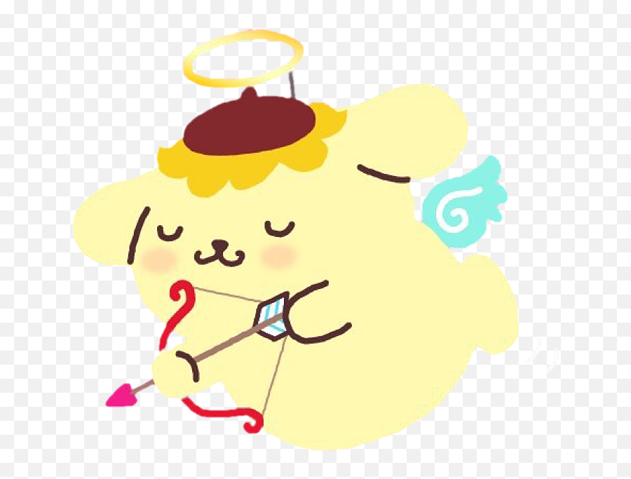 Download Pompompurin Sanrio Valentinesday Whitevalentinesday Emoji,Sanrio Transparent