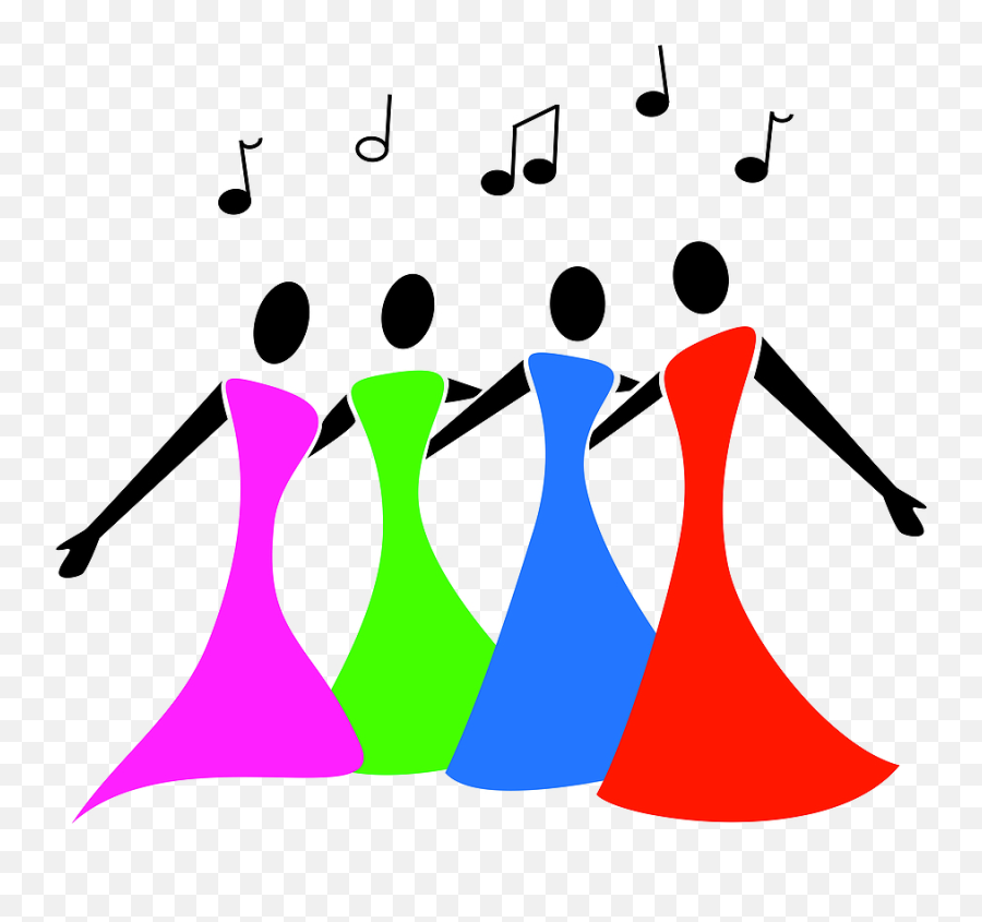 Singer Clip Art - Ladies Choir Clipart Emoji,Choir Clipart