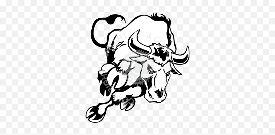 Charging Bull Drawing - Charging Bull Silhouette Svg Emoji,Bull Clipart