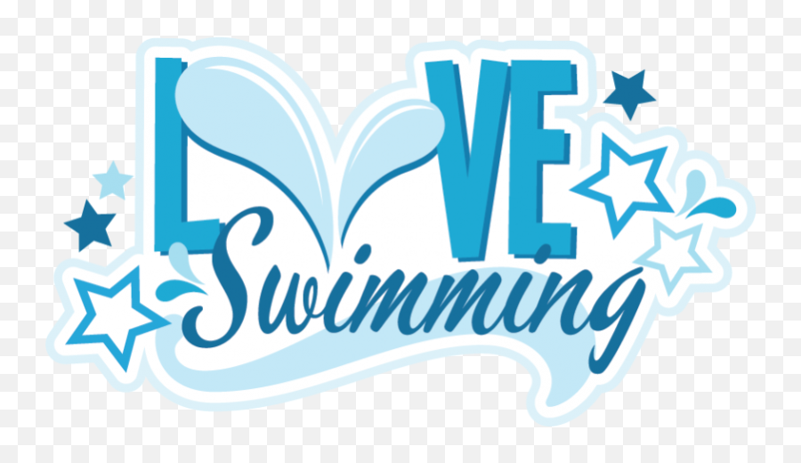 Swim Team Clipart - Love Swimming Clipart Transparent Love Swimming Logo Emoji,Swim Clipart