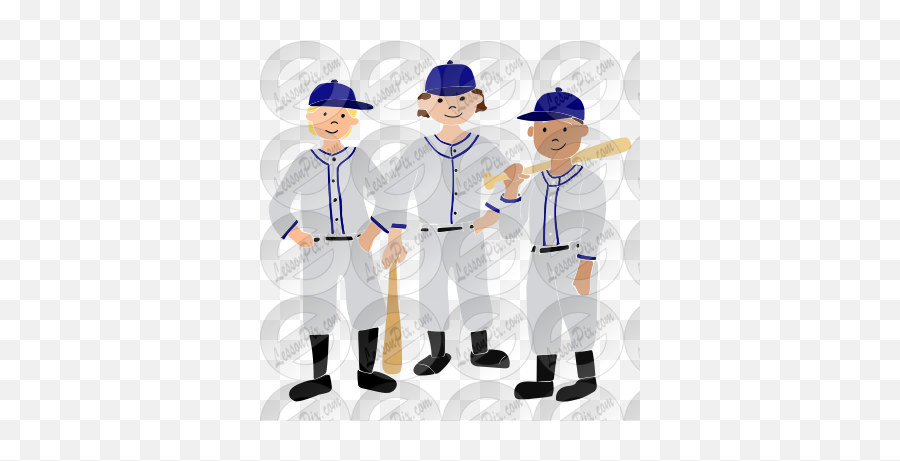 Baseball Team Stencil For Classroom - For Adult Emoji,Team Clipart