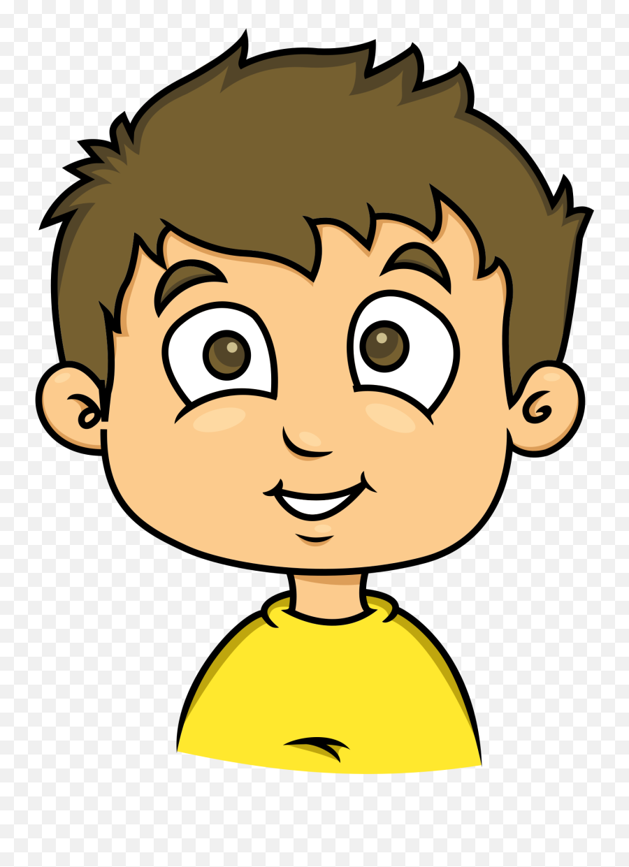 Boy Face Clipart Png - Boy Face Cartoon Png Emoji,Boy Clipart