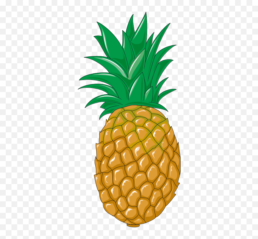 Pineapple Clip Art - Pineapple Clipart Emoji,Pineapple Clipart