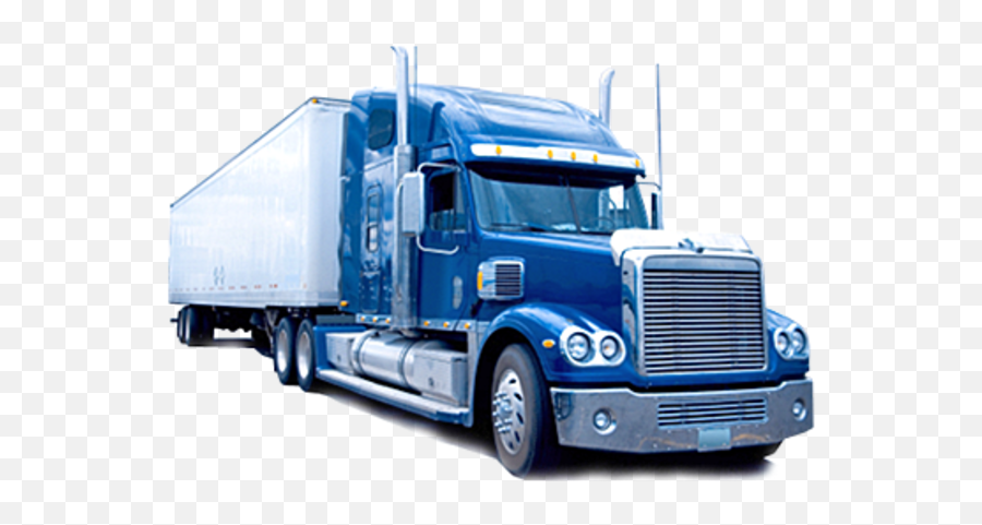 Truck - Blue Semi Truck Clipart Emoji,Semi Truck Clipart