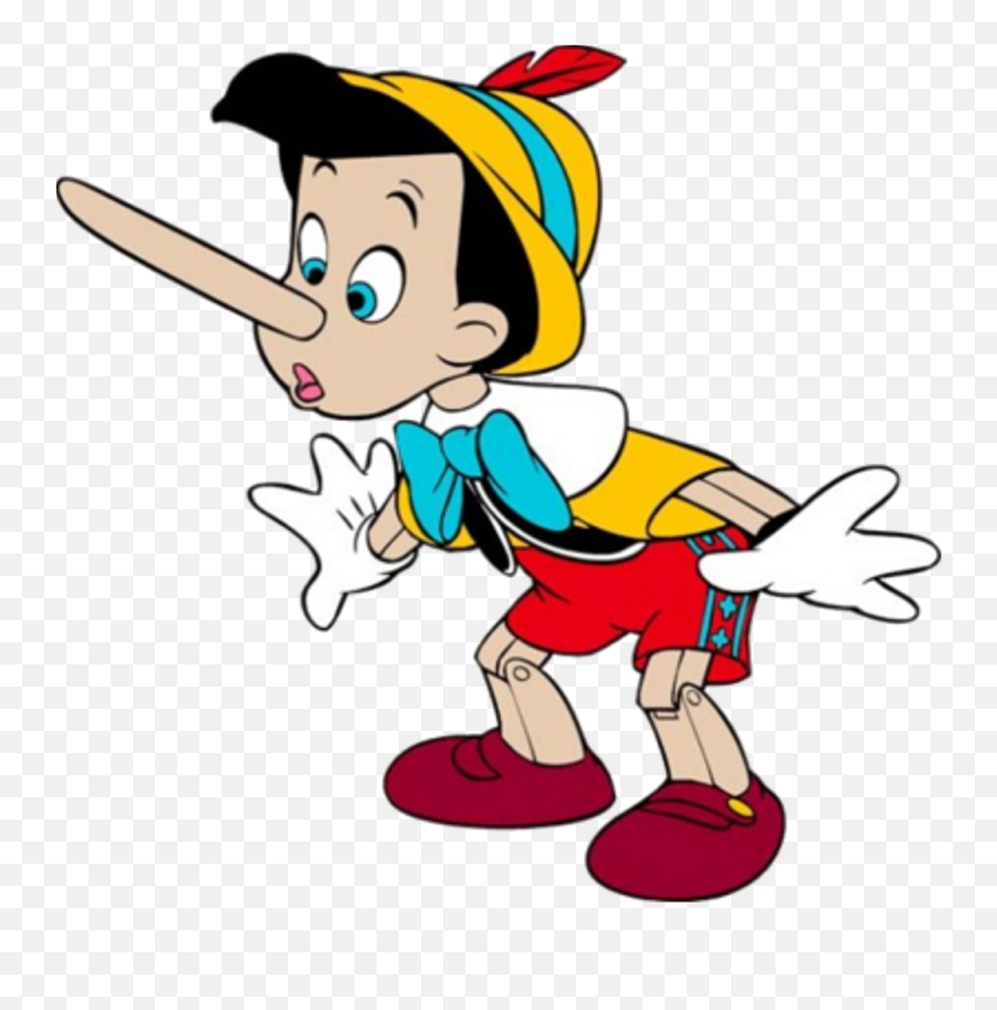 Pinocchio With Long Nose Clipart - Personagens De Historias Infantis Emoji,Nose Clipart