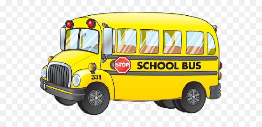 Cartoon School Buses - School Bus Clipart 640x480 Png Clip Art School Bus Emoji,School Bus Clipart