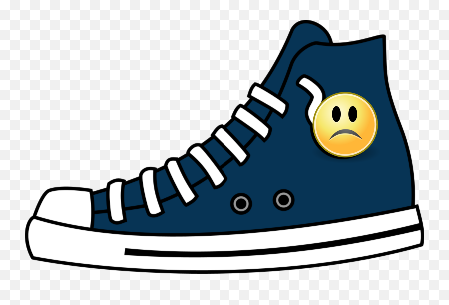 Sports Clipart - Cartoon High Tops Shoes Transparent Png Big Shoe Clipart Emoji,Sports Clipart