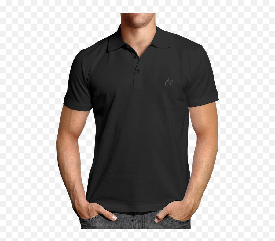 Polo With Logo Off Nalan - Black Polo Emoji,Polo Shirts W Logo