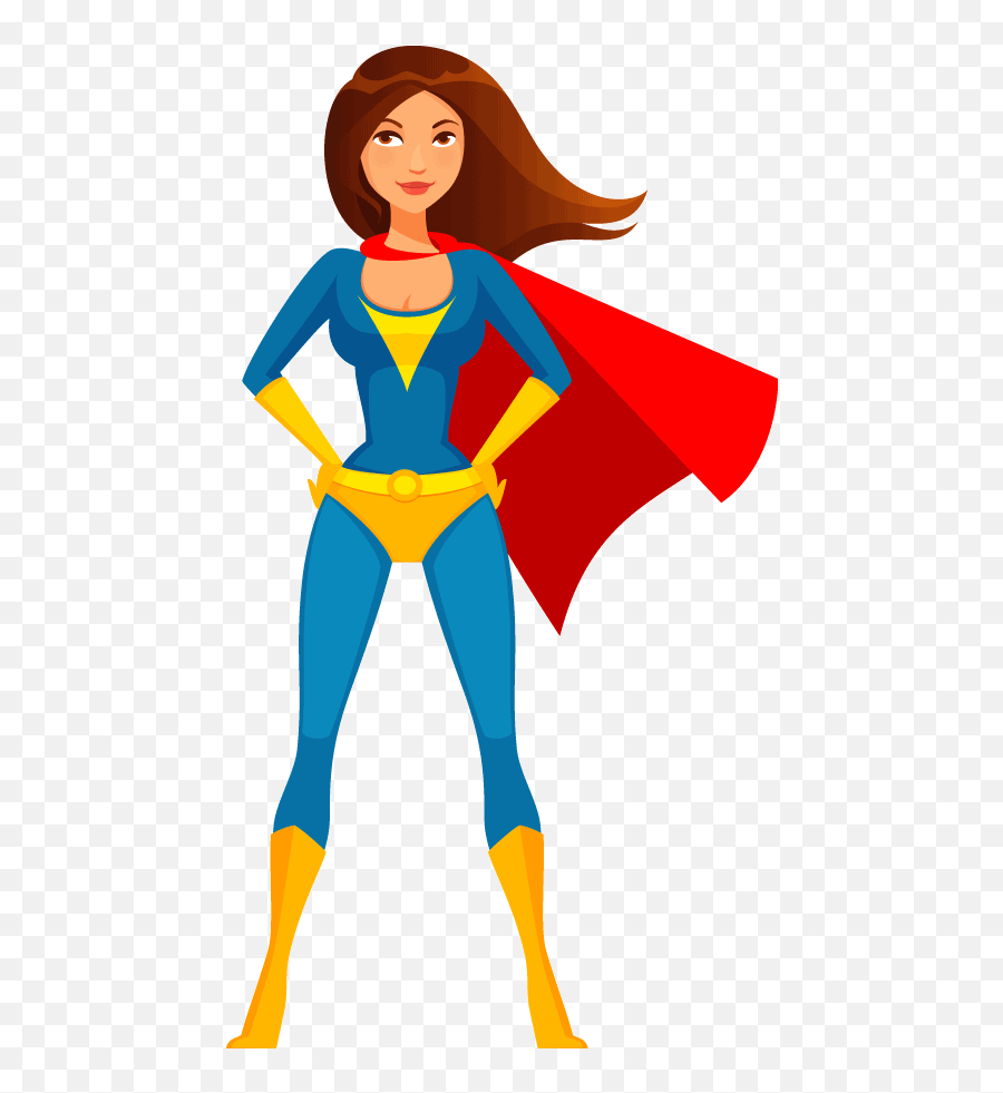 Superheroes Clipart Female Superhero - Girl Superhero Clipart Emoji,Superhero Clipart