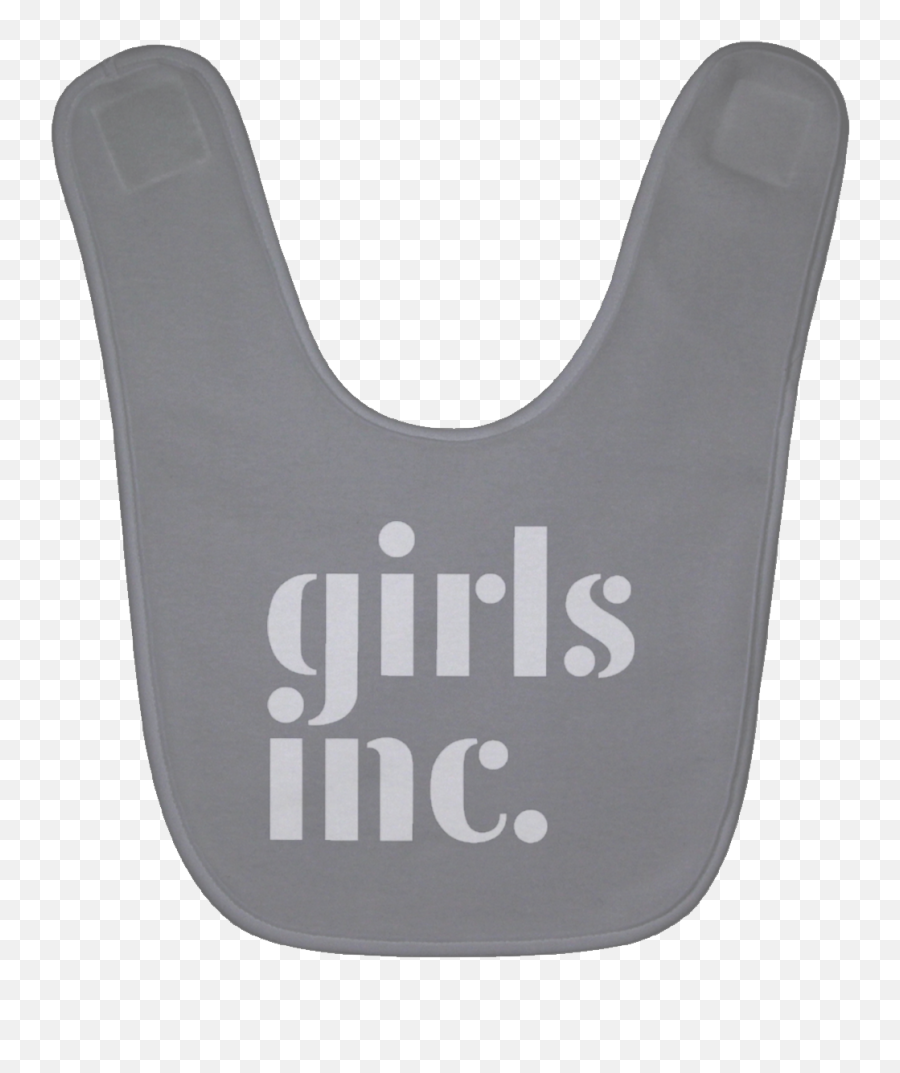 Girl Inc Logo Baby Bib - Solid Emoji,Girls Logo