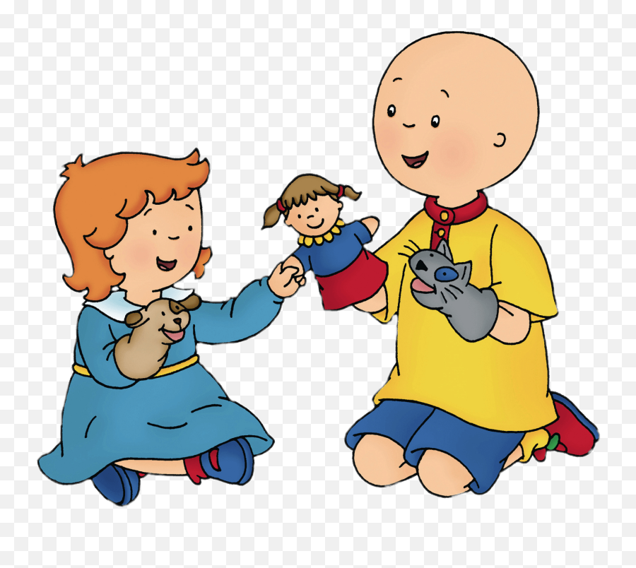 Hand Puppets Transparent Png - Caillou Family Emoji,Puppets Clipart