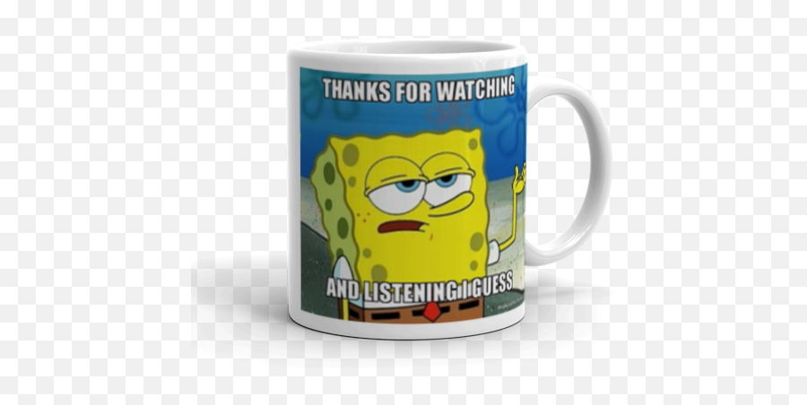 Thanks For Watching And Listening I - Spongebob Squarepants Emoji,Thanks For Watching Png