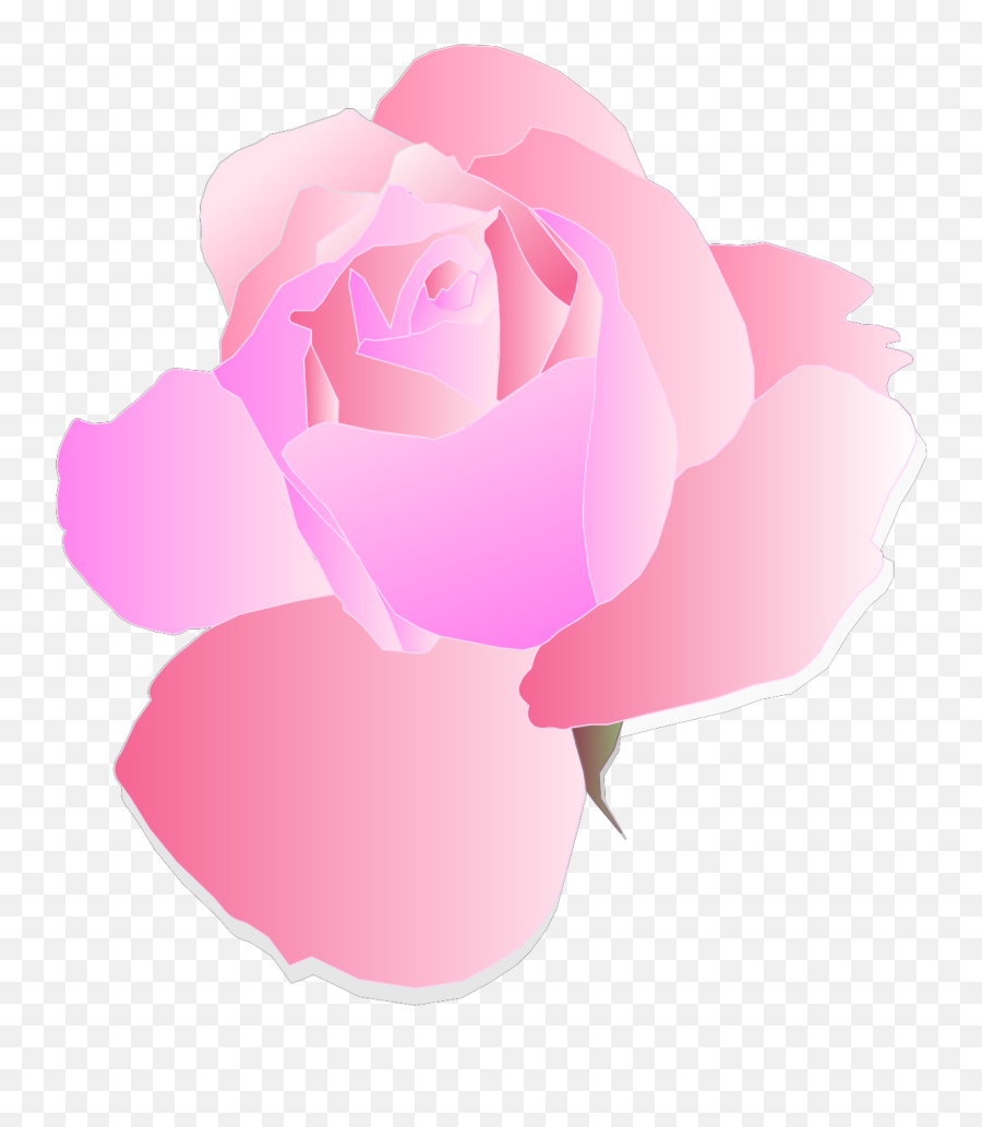 Pink Rose Clip Art - 3d Frohe Pfingsten Png Emoji,Pink Rose Clipart