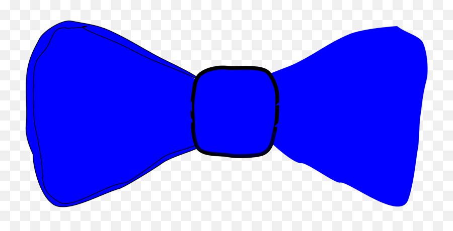 Blue Bowtie Clip Art At Clkercom - Vector Clip Art Online Bow Tie Bar Clipart Png Emoji,Bow Tie Clipart