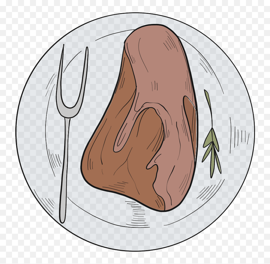Steak Clipart - Sketch Emoji,Steak Clipart