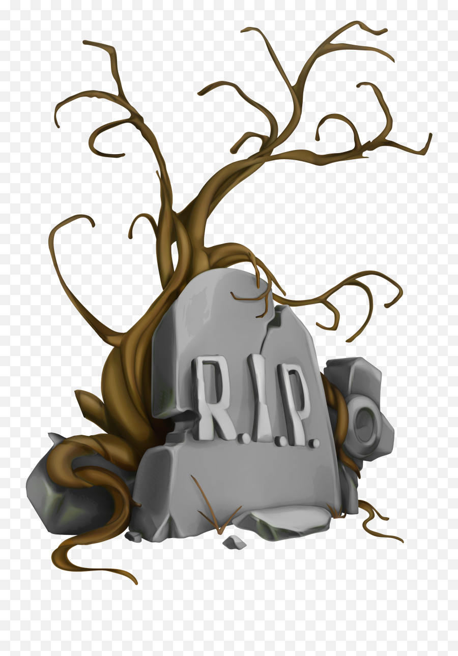 Icon Clip Art Halloween Rip Tombstone - Transparent Background Gravestone Clipart Emoji,Tombstone Clipart