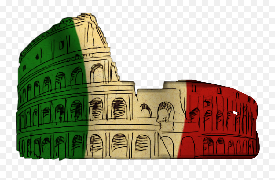 Italy Coliseum Italian Rome Roman Sticker By Jmilio191 Emoji,Colosseum Clipart