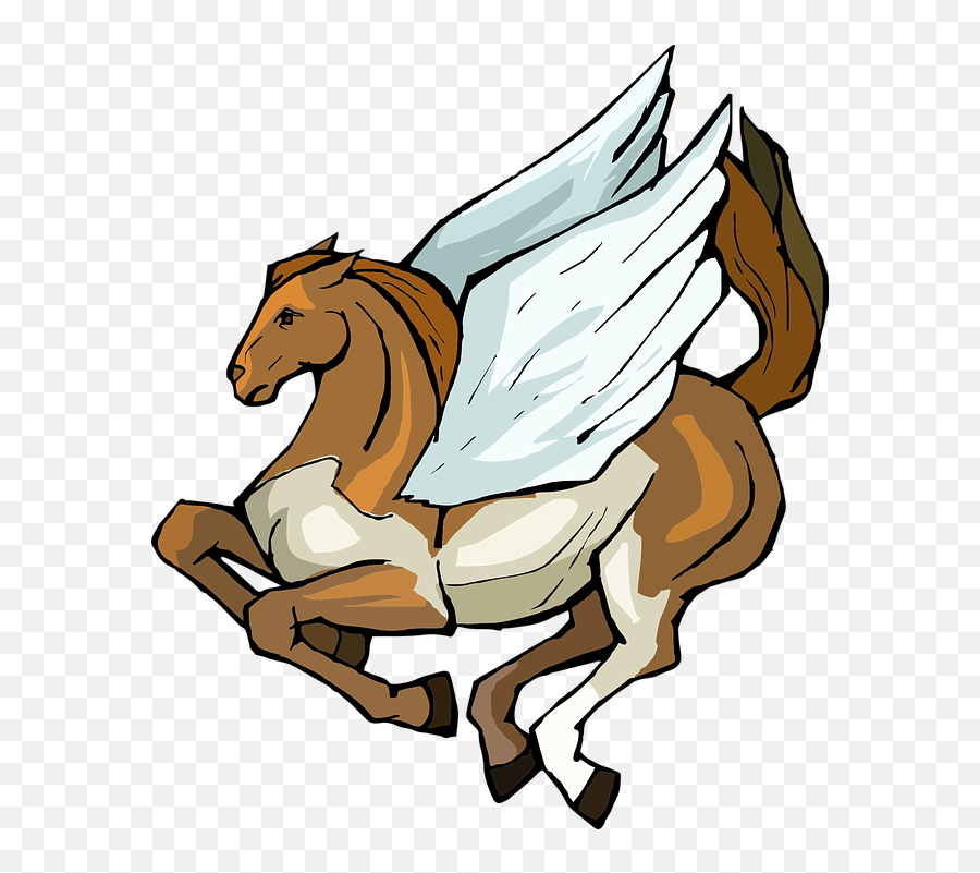 Free Photo Fantasy Horse Wings Character Pegasus Fly - Max Pixel Emoji,Winged Horse Logo