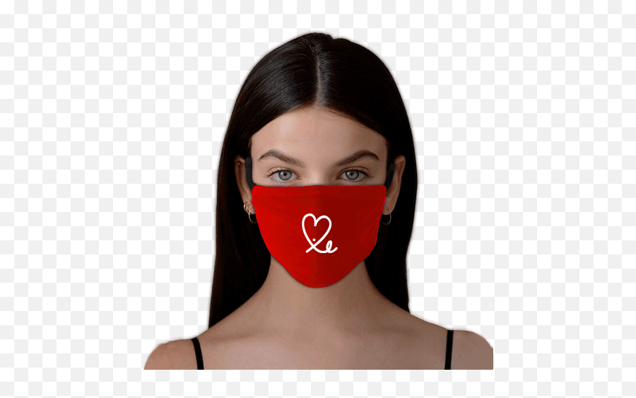1loveie Face Mask - Red And Black Masks Emoji,Face Mask Png
