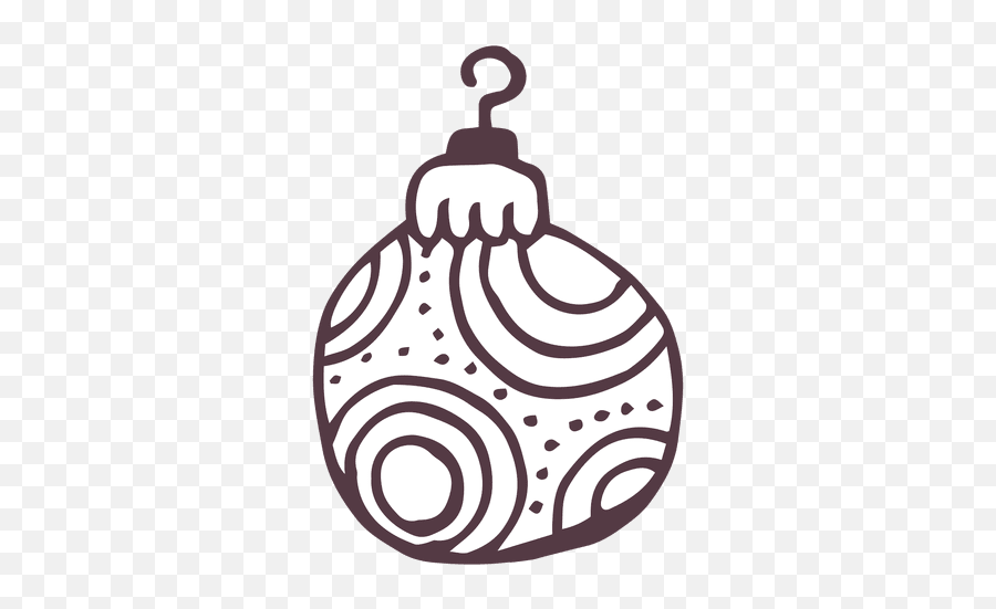 Christmas Ball Hand Drawn Icon 3 Transparent Png U0026 Svg Vector Emoji,Christmas Basketball Clipart
