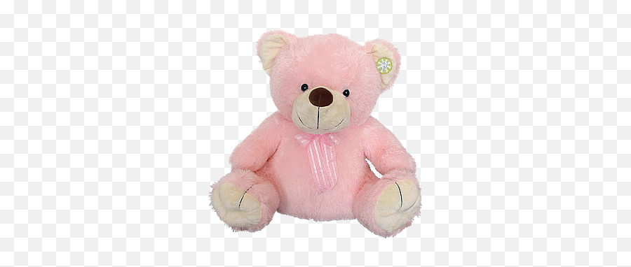 Bear Pink Toy - Pink Stuffed Animal Transparent Emoji,Teddy Bear Png