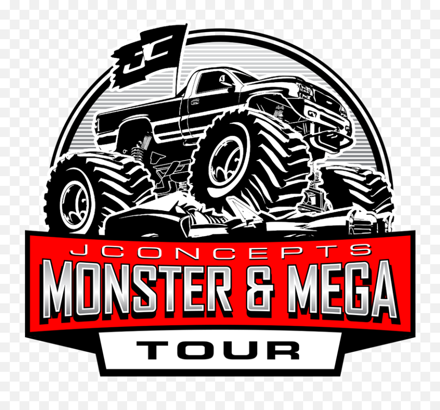 Jconcepts Monster And Mega Tour - Synthetic Rubber Emoji,Monster Jam Logo