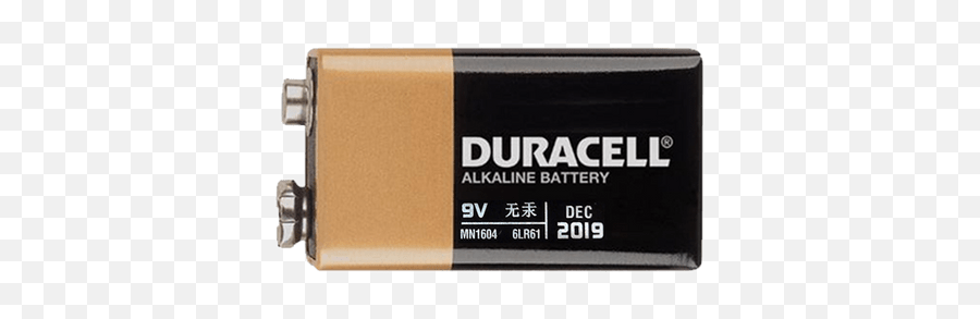 Duracell 9v Battery Transparent Png - 9v Battery Transparent Background Emoji,Battery Clipart
