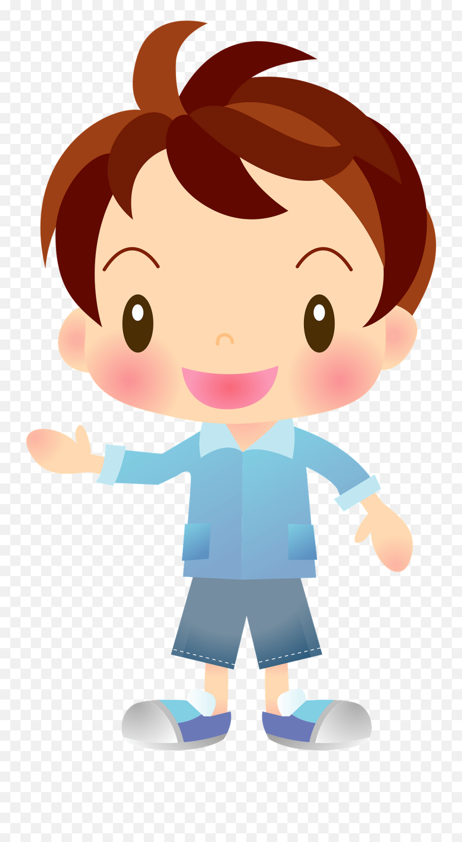 Little Boy Clipart - Transparent Cute Boy Clipart Emoji,Boy Clipart
