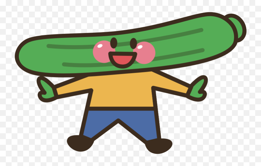 Openclipart - Cucumber Chararcter Emoji,Cucumber Clipart