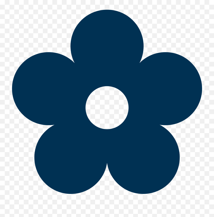 Blue Flower Clipart - Clipartsco Blue Clip Art Flower Emoji,Forget Me Not Flowers Clipart