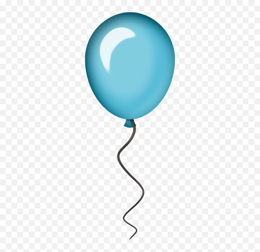 Circus Magic Balloons Art Birthday Balloon Clipart - Bexiga Azul Desenho Png Emoji,Birthday Balloon Clipart
