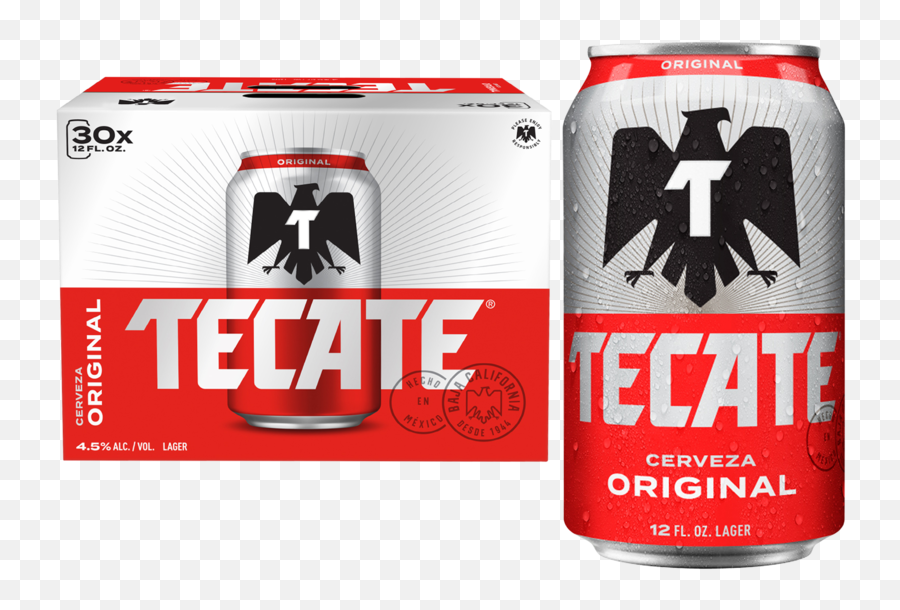 Tecate Original Lager 30pk 12oz Can 4 - Language Emoji,Tecate Logo