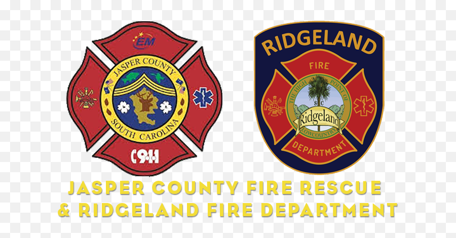 Jasper County Fire Rescue And Ridgeland Fire Department - Jasper County Fire Vector Emoji,Fire And Rescue Logo