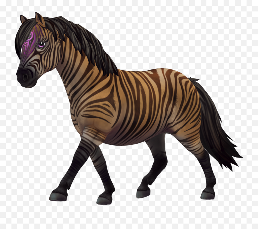 Download Free Fan Art - Star Stable Zebra Pony Mix Emoji,Stable Clipart