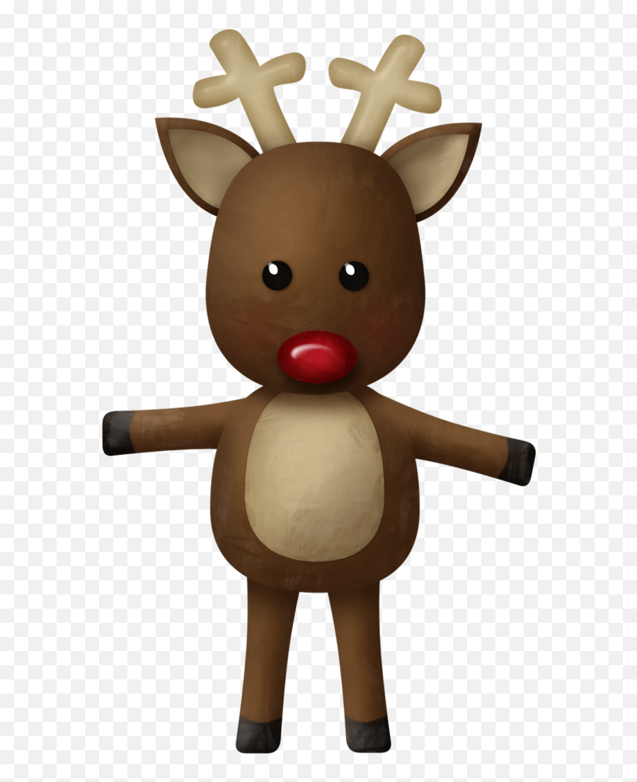 Christmas Deer Christmas Clipart Christmas - Stuffed Fictional Character Emoji,Christmas Reindeer Clipart