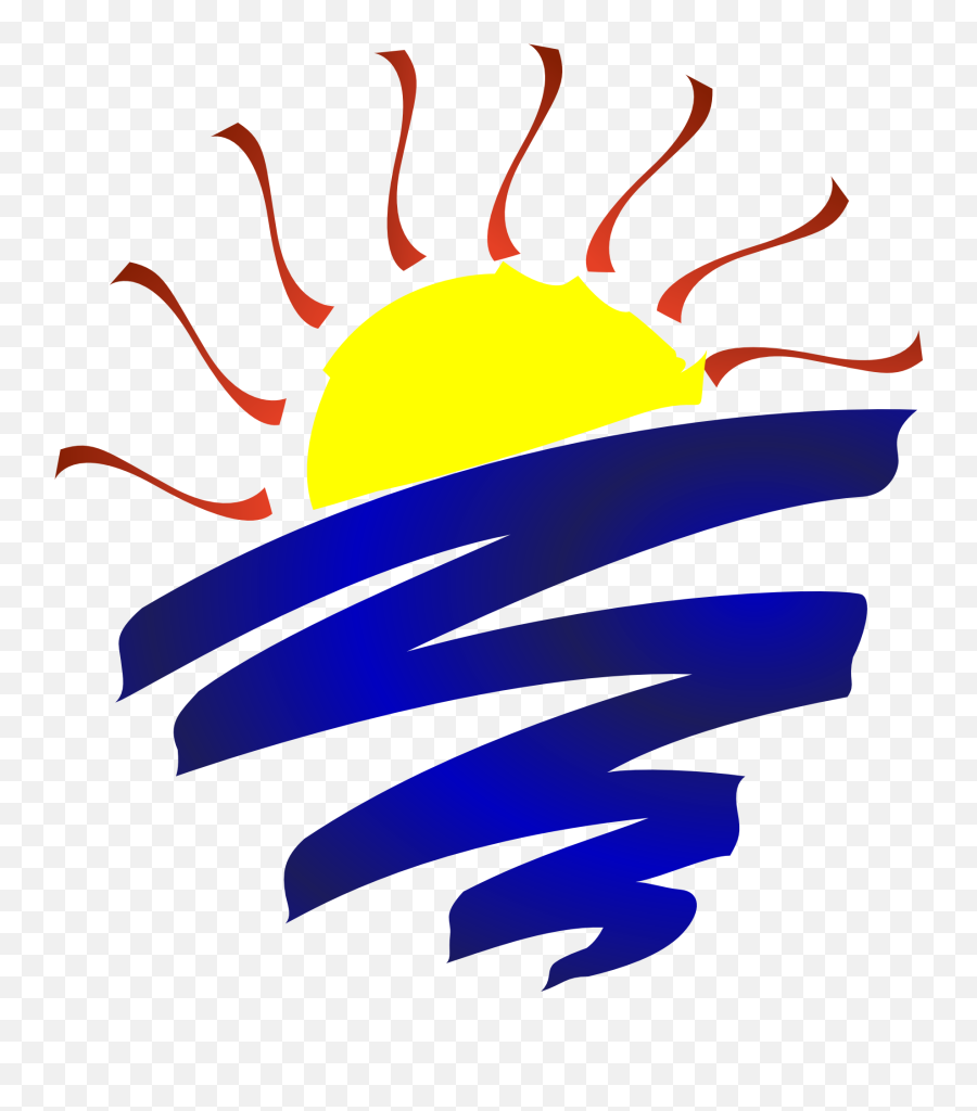 Sunrise - Rising Sun Cartoon Png Emoji,Sunrise Clipart