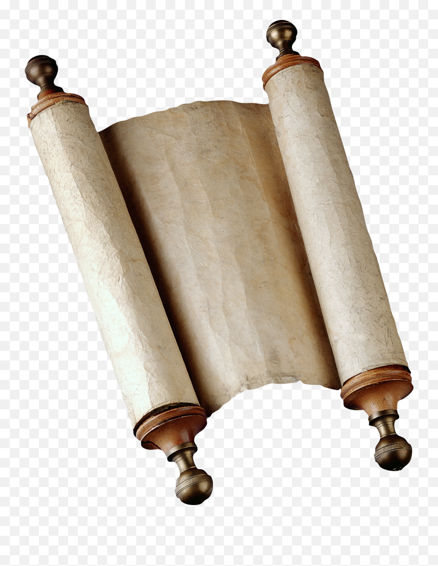 Download Torah Scroll Png Picture - Ancient Scroll Rolled Up Emoji,Scroll Png