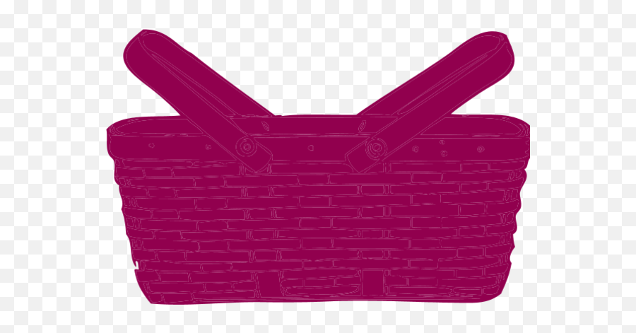 Pink Basket Clipart Png Image With No Emoji,Laundry Basket Clipart