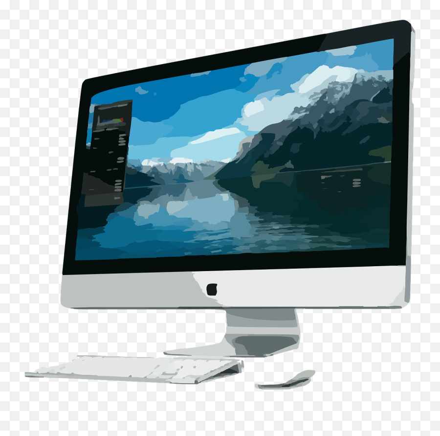 Computer Apple Inc Monitor - Free Vector Graphic On Pixabay Emoji,Computer Monitor Png