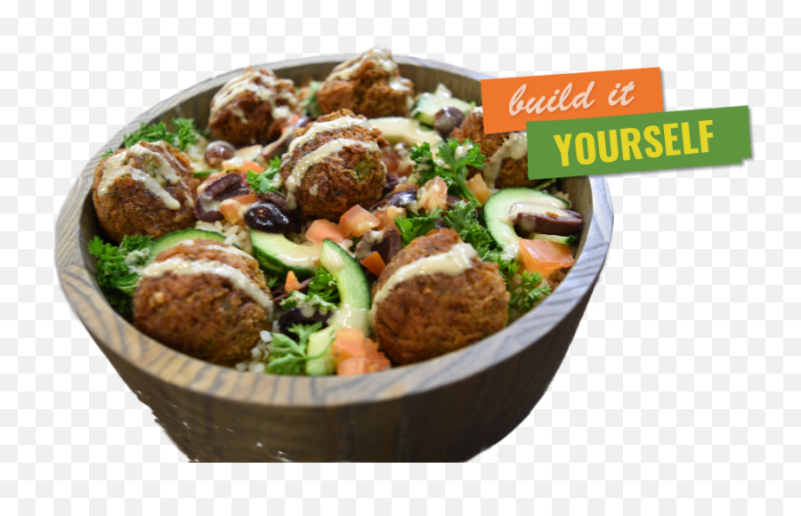 Falafel Bowl - Bowl Full Size Png Download Seekpng Emoji,Falafel Png
