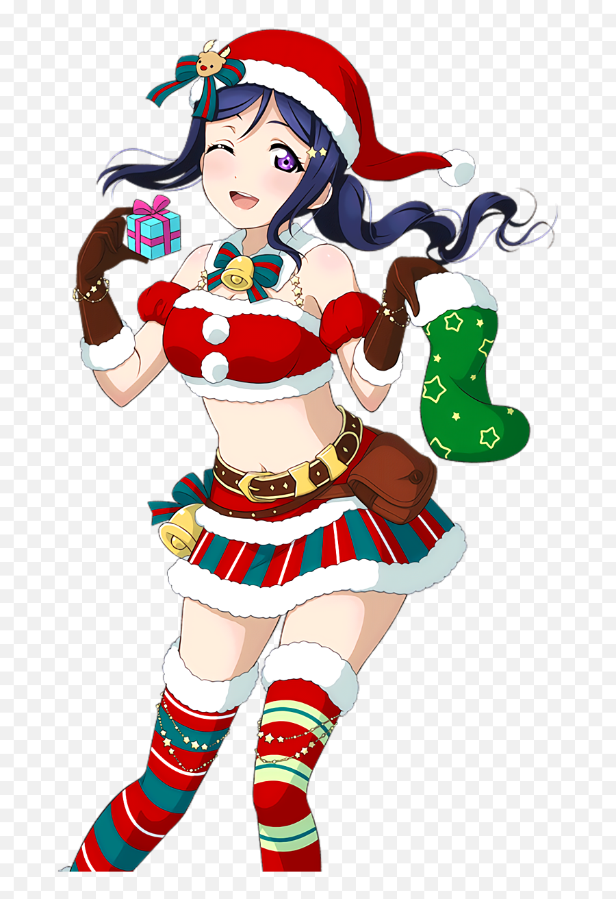 Christmas Anime Png Transparent - Anime Christmas Png Emoji,Anime Png
