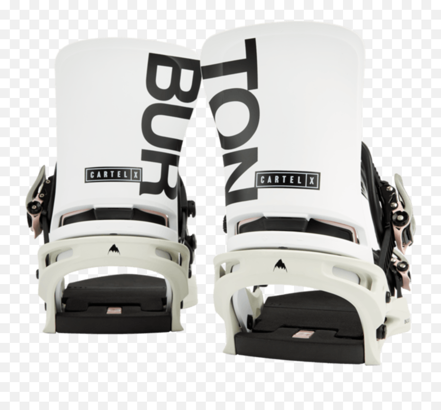 Burton Burton Menu0027s Cartel X Reflex Snowboard Bindings White Gray Logo Emoji,Cartel Logo