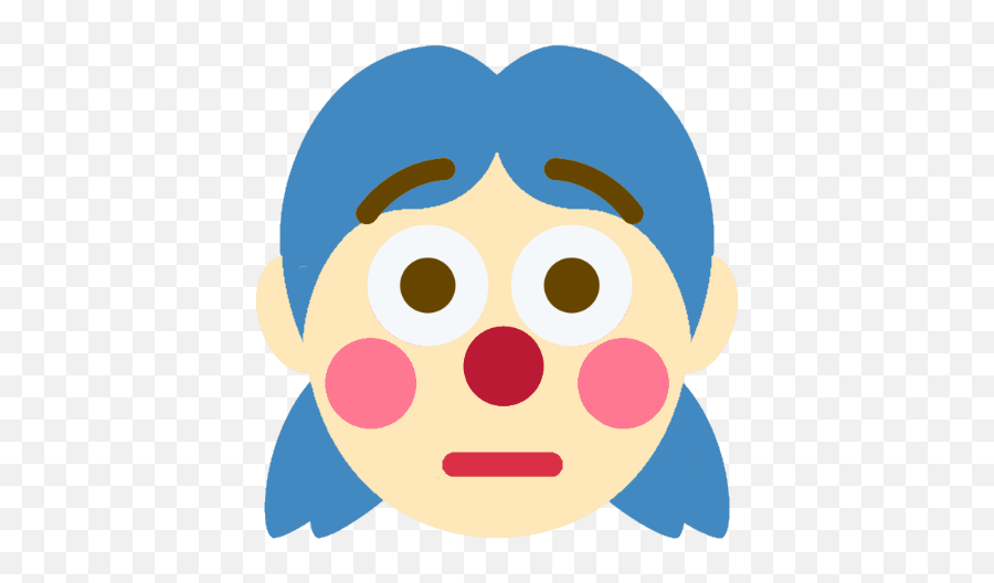 Flushed Clown Emoji,Clown Emoji Png